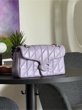 Coach Tabby Shoulder Bag 26 with Quilting - Soft Purple CP147